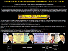Tablet Screenshot of elvis-imitator.info
